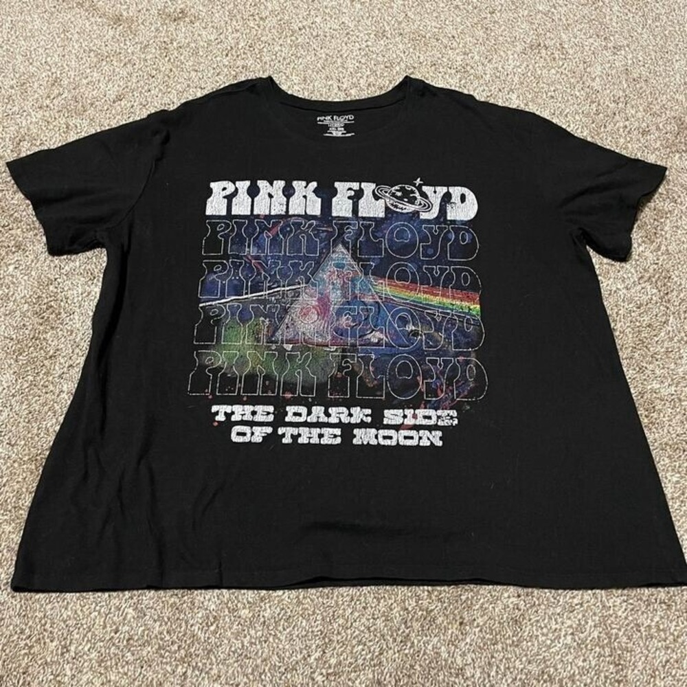 Pink Floyd Dark Side of the Moon 1973 Black Tshirt XXL - Picture 1 of 5